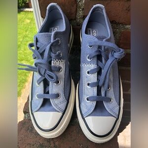Converse Chuck 70 OX denim 2 tone  blue women’s sneakers size 6
